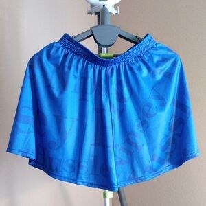 NWOT Nipsey Hussle Screen Print Blue Mini Skirt XL